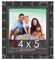 4x5 Wide Bamboo Picture Frame with UV-Resistant Acrylic & Acid Free Backing, Available in 4 Finishes - Brown, Black, Silver, and Natural
